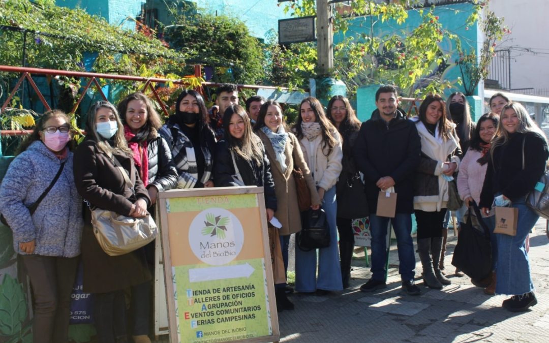 Alumnos y profesora de Auditoría de Chillán se unen para apoyar a artesanas de Concepción