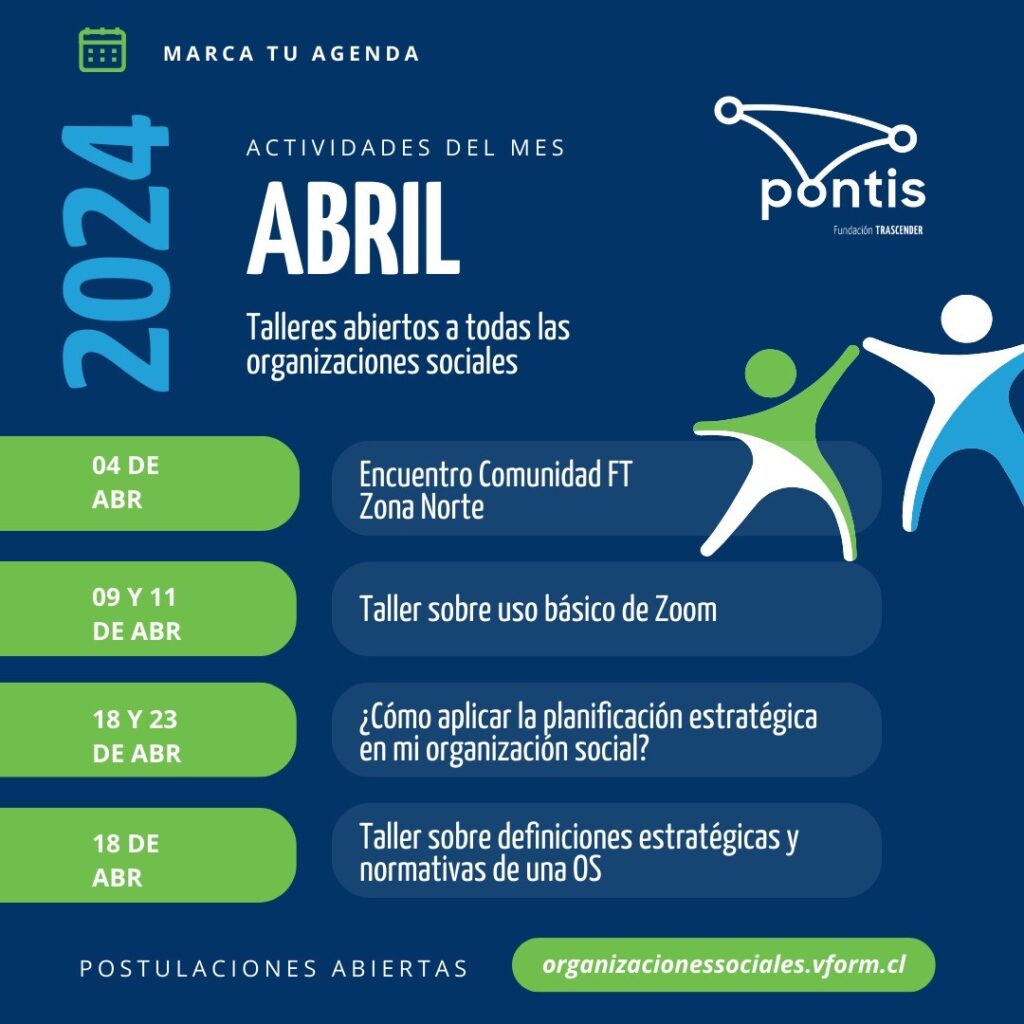 AGENDA ABRIL - fundación trascender