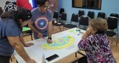 Grupo de personas en un taller